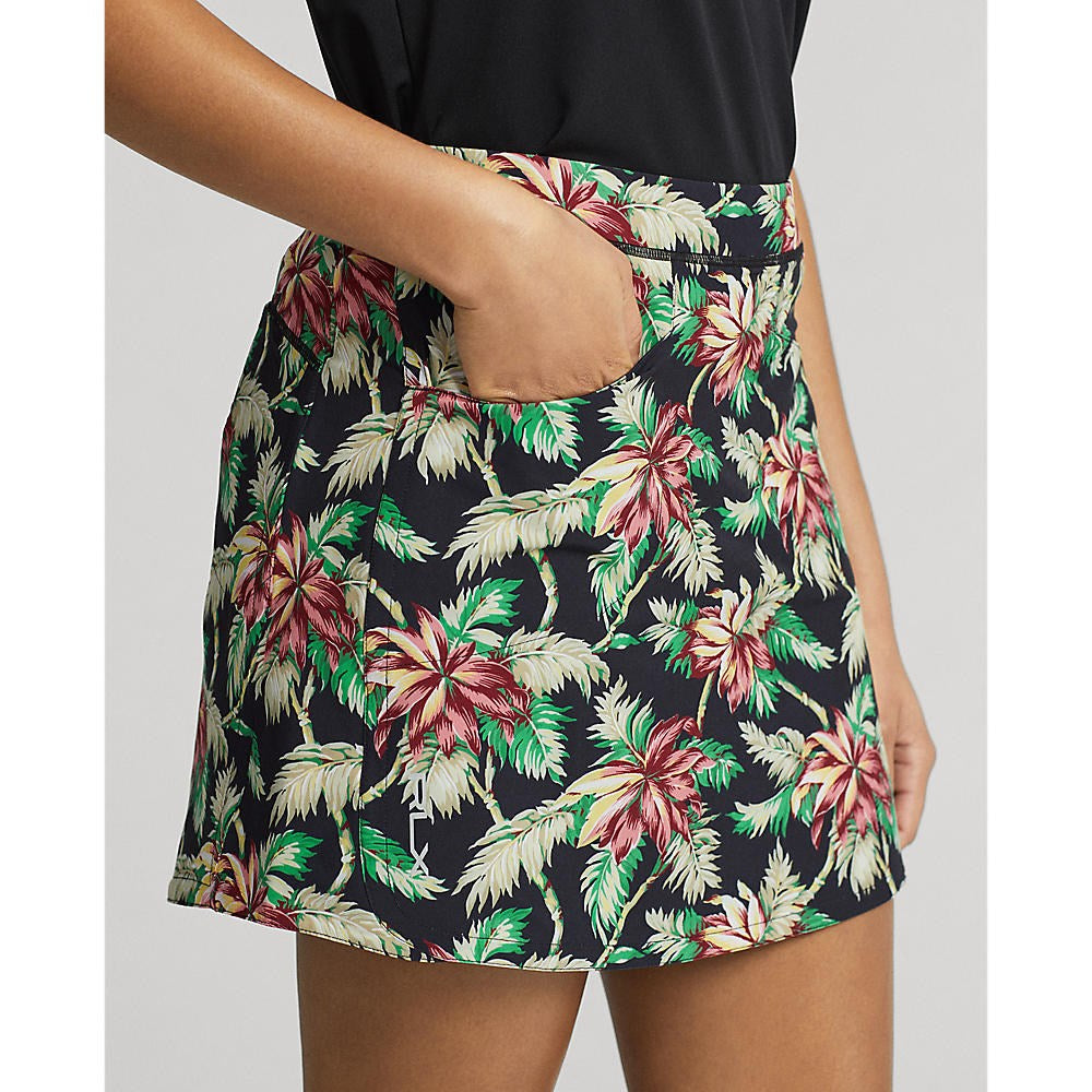 RLX Ralph Lauren Women's Printed Aim Skort 17" - Island Bamboo Floral