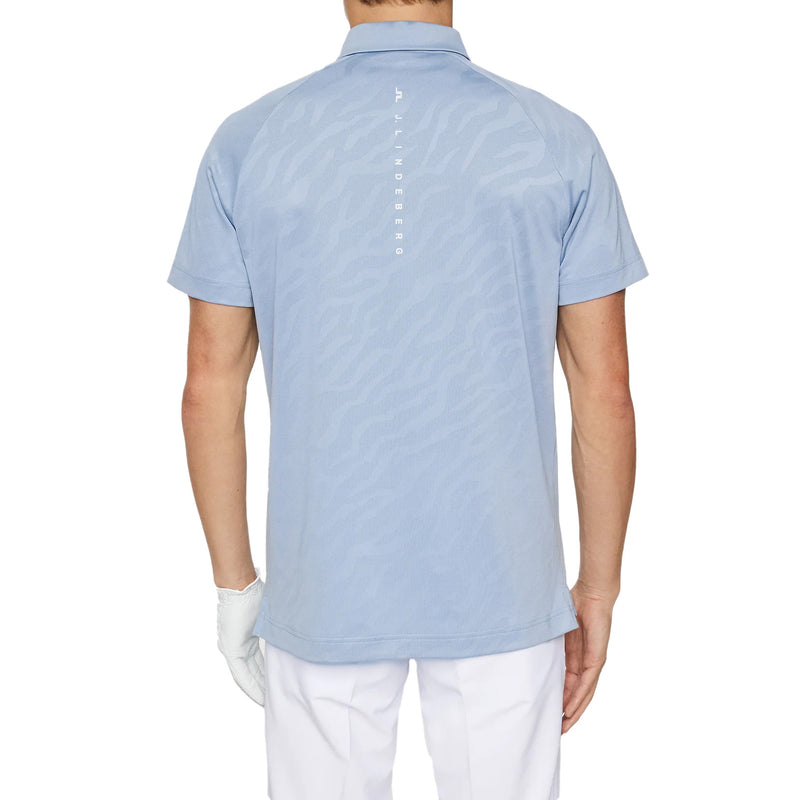 J.Lindeberg Wilhelm Polo Golf Shirt - Rain Washed