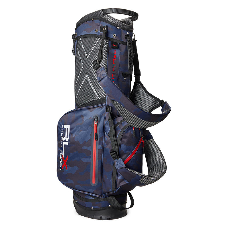 RLX Ralph Lauren Camo Stand Golf Bag - Navy