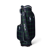 Polo Performance Ralph Lauren Pony Cart Golf Bag - Black Plaid