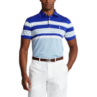 RLX Ralph Lauren Performance Pique Polo - Royal Blue Multi