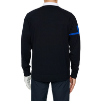 J.Lindeberg Gusten Knitted Golf Sweater - JL Navy