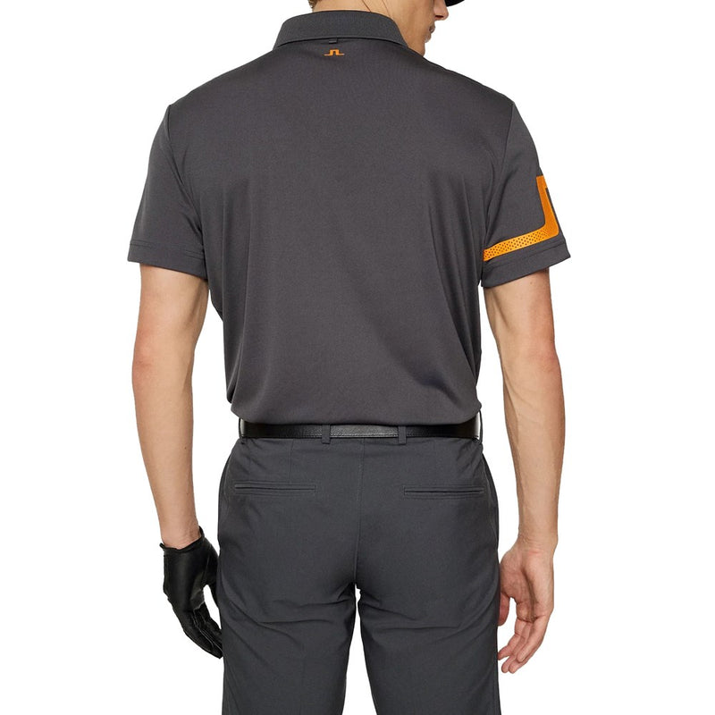 J.Lindeberg Heath Regular Fit Golf Shirt - Asphalt