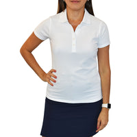 Glenmuir Women's Paloma Golf Shirt - White