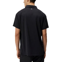 J.Lindeberg Klas Regular Fit Golf Polo Shirt - Black