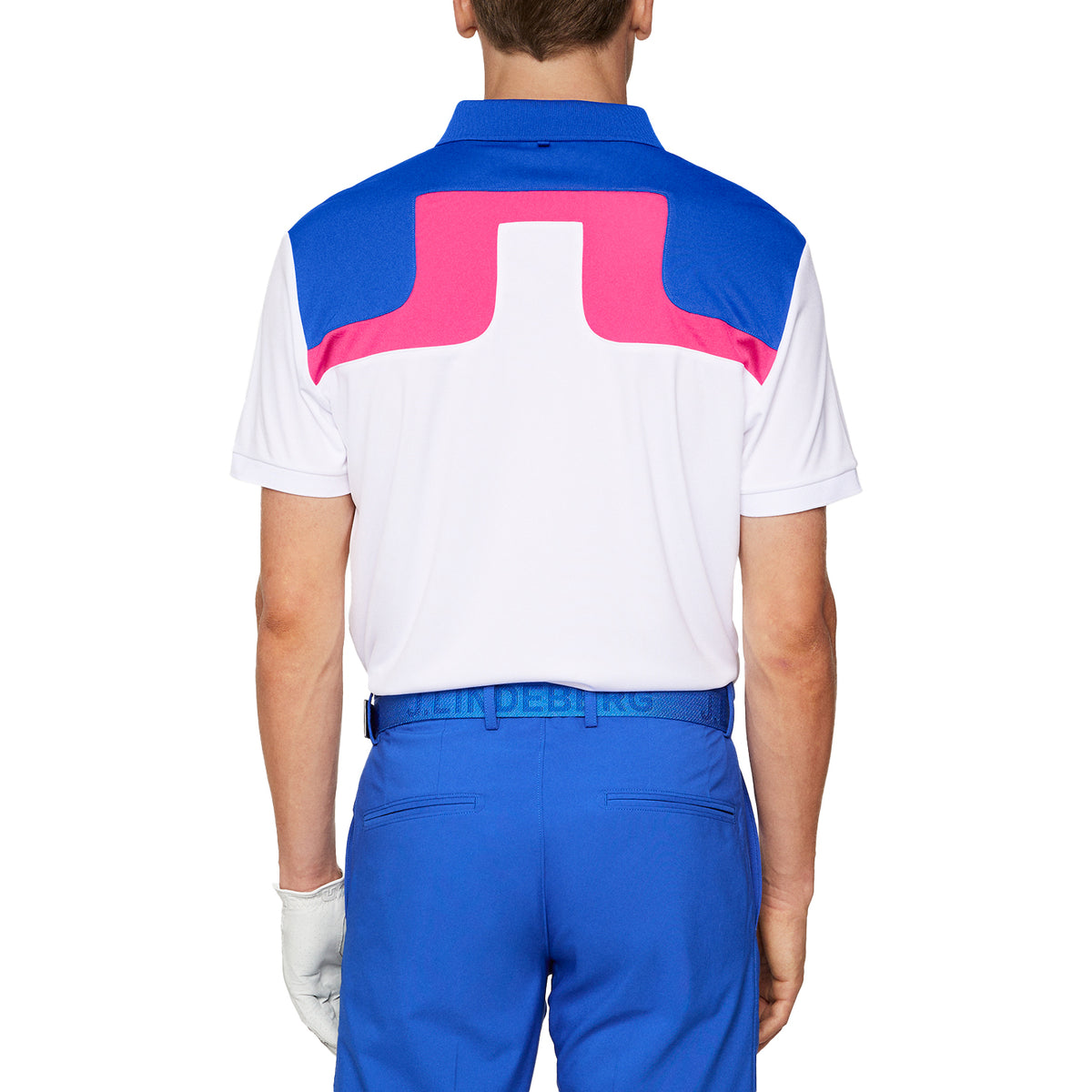 J.Lindeberg Jeff Reg Fit Golf Polo Shirt - White