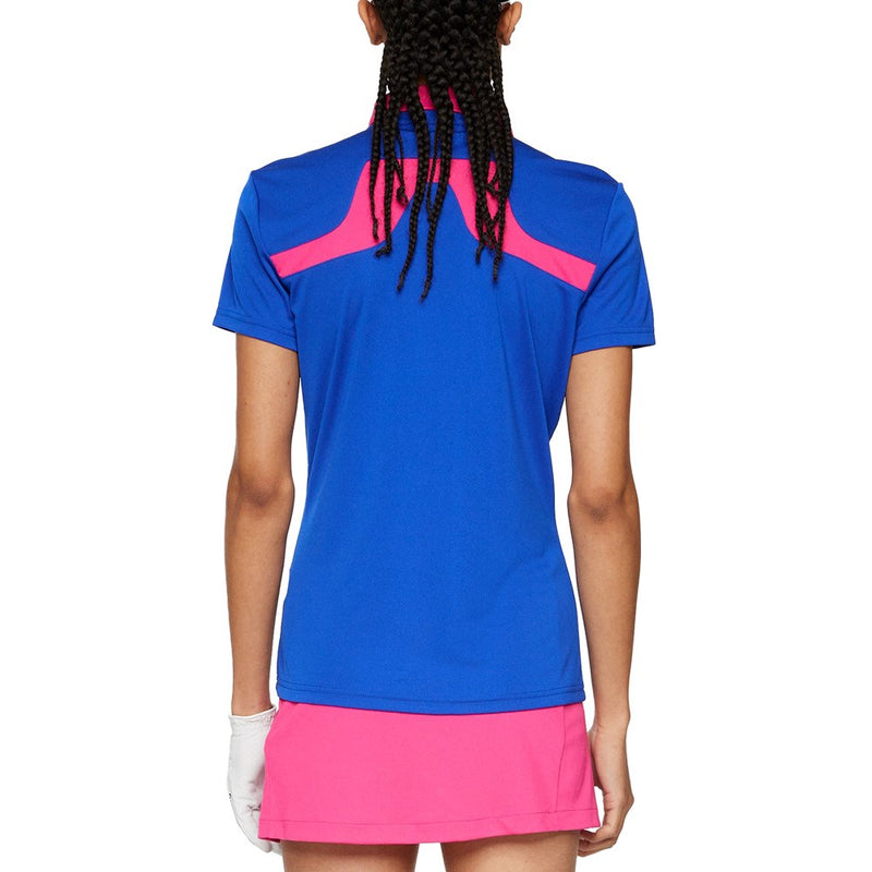 J.Lindeberg Women's Cassie Golf Polo Shirt - Club Blue