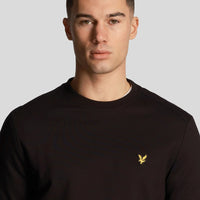 Lyle & Scott Fly Fleece Crew Neck - Jet Back