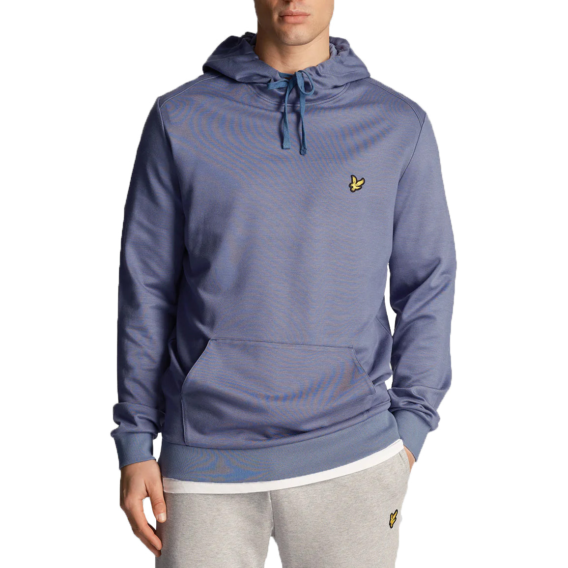 Lyle & Scott Fly Fleece Golf Hoodie - Storm Blue