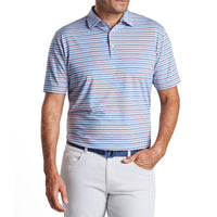 Peter Millar Oakland Performance Jersey Polo Golf Shirt - Infinity