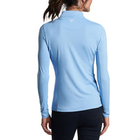 Peter Millar Women's Lightweight Sun Golf Shirt - Cottage Blue