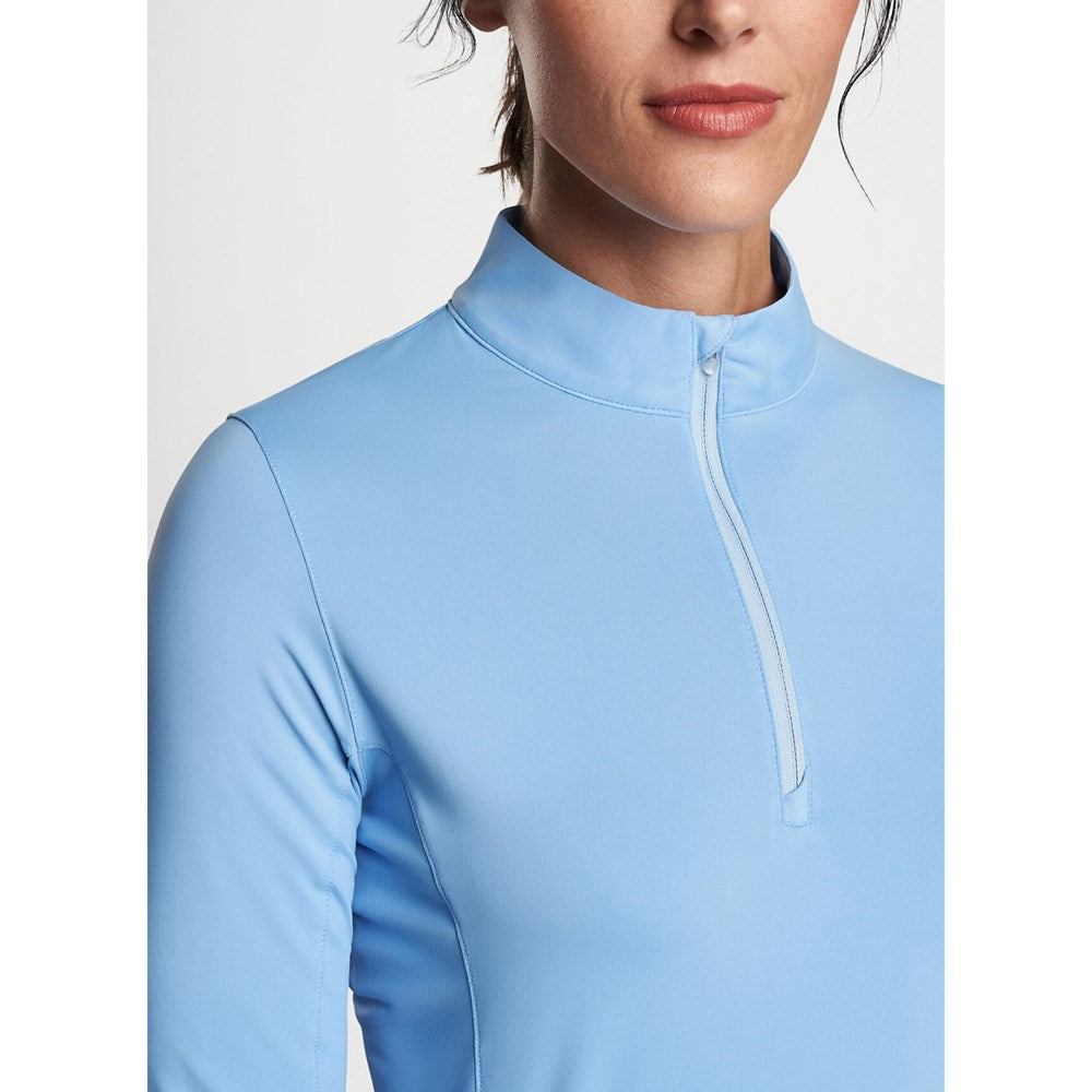 Peter Millar Women's Lightweight Sun Golf Shirt - Cottage Blue