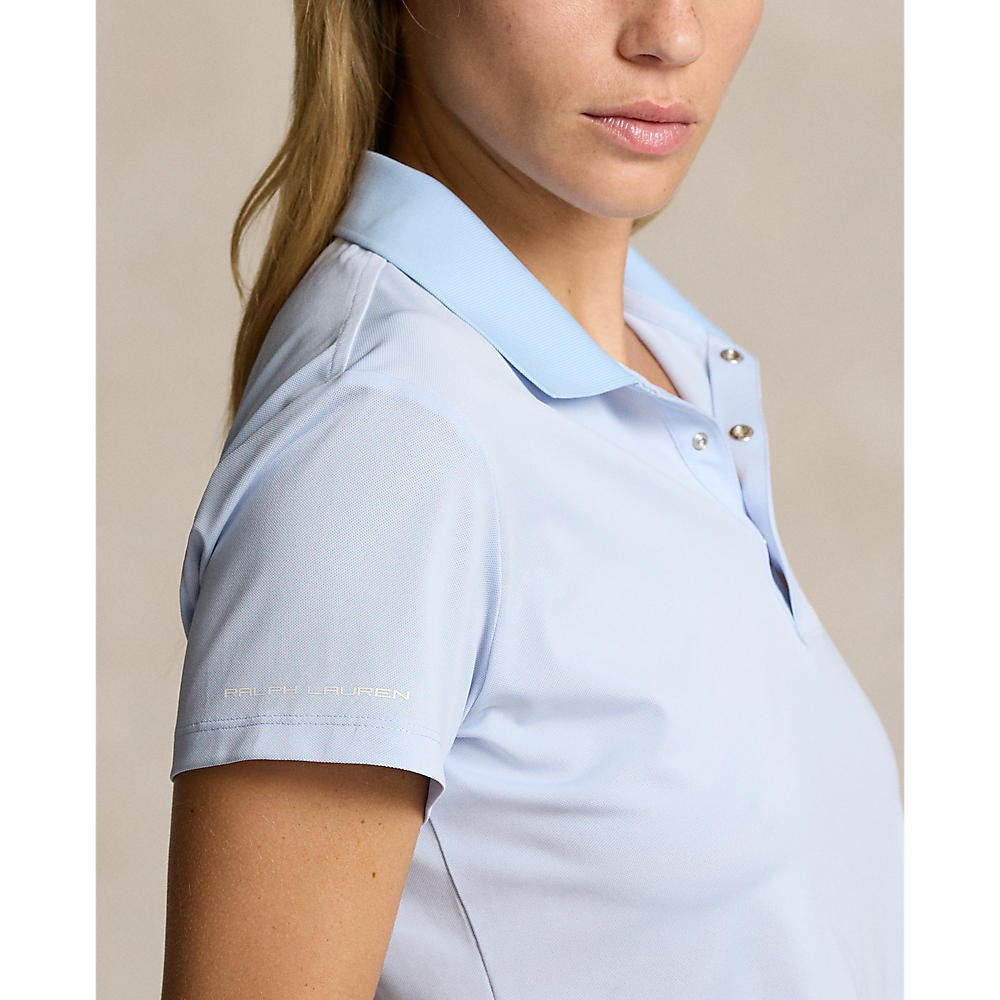 RLX Ralph Lauren Women's Tour Performance Golf Shirt - Oxford Blue