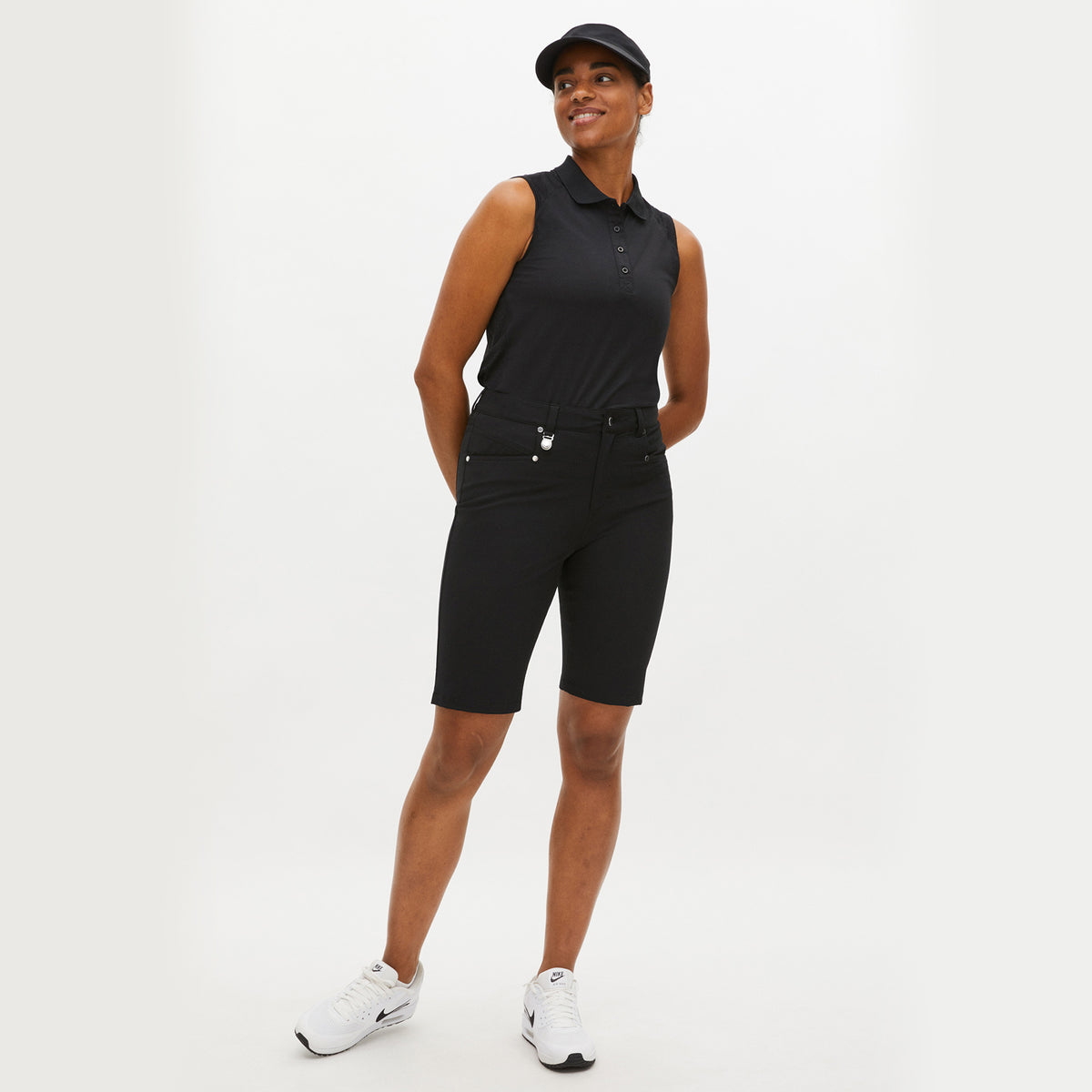 Rohnisch Women's Chie Bermuda Golf Shorts - Black