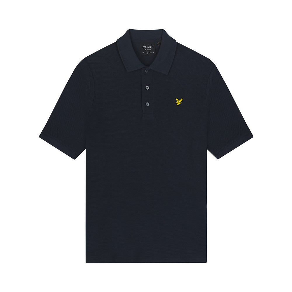 Lyle & Scott Milano Cotton Polo Shirt - Dark Navy