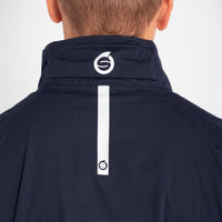 Sunderland Whisperdry Pro-Lite Lightweight Waterproof Golf Jacket - Navy/ Aqua