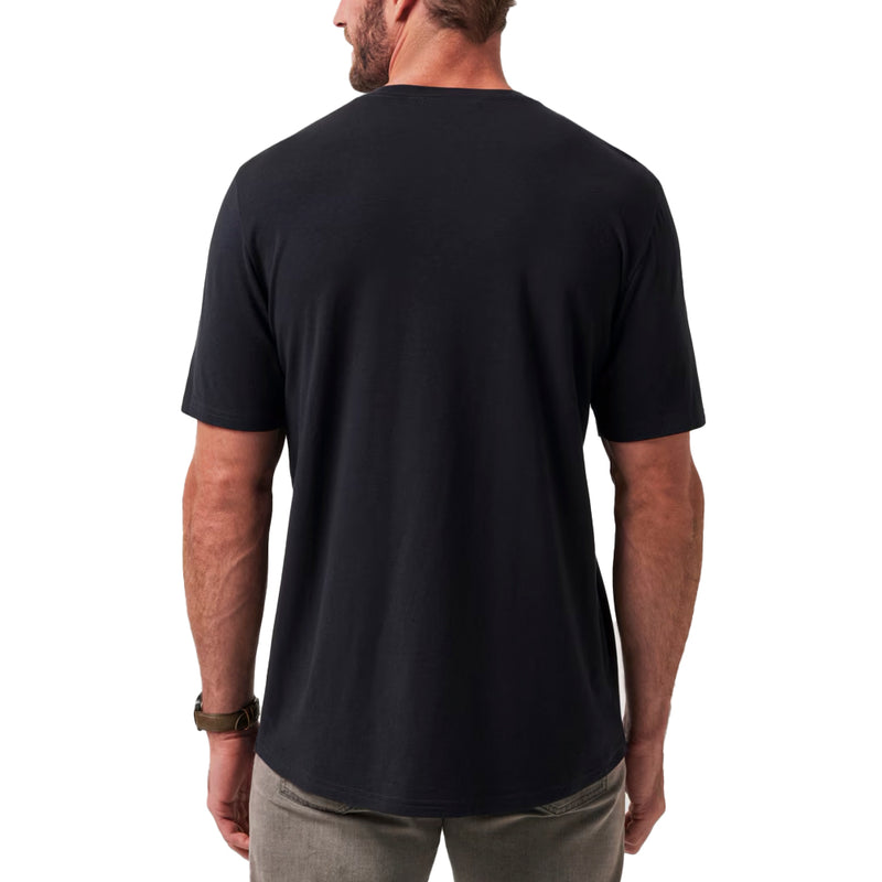 Travis Mathew Cloud Crew Golf Tee - Black