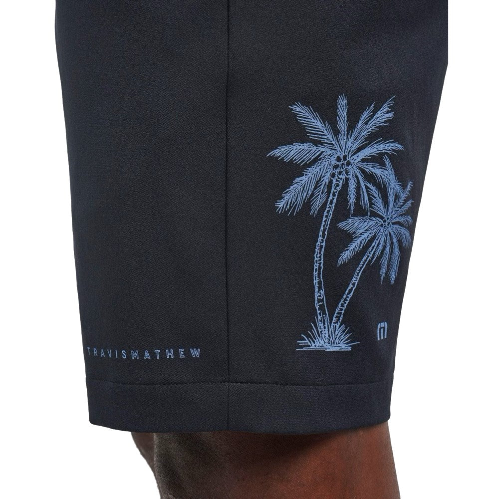 Travis Mathew In The Boneyard Golf Shorts - Black