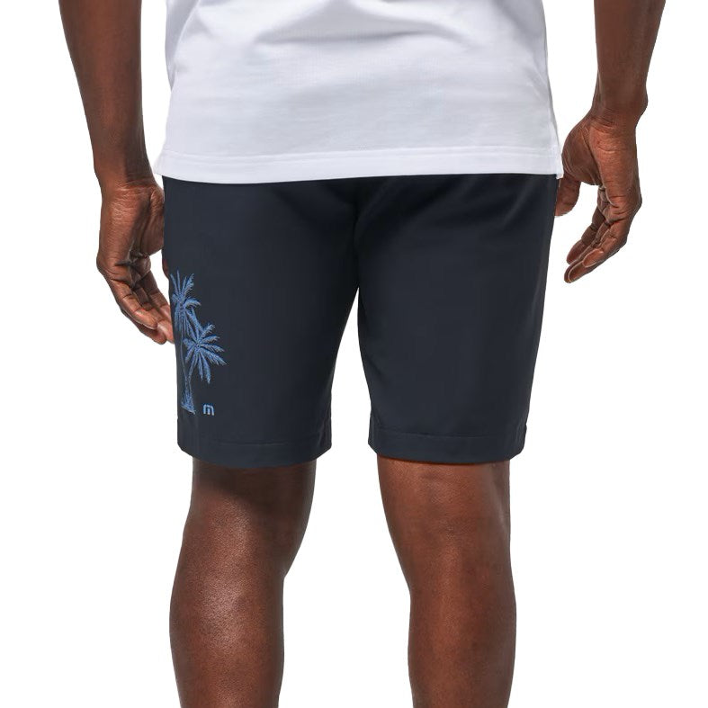 Travis Mathew In The Boneyard Golf Shorts - Black