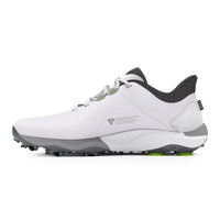 Under Armour Drive Pro Wide Golf Shoes - White/Metallic Gun Metal