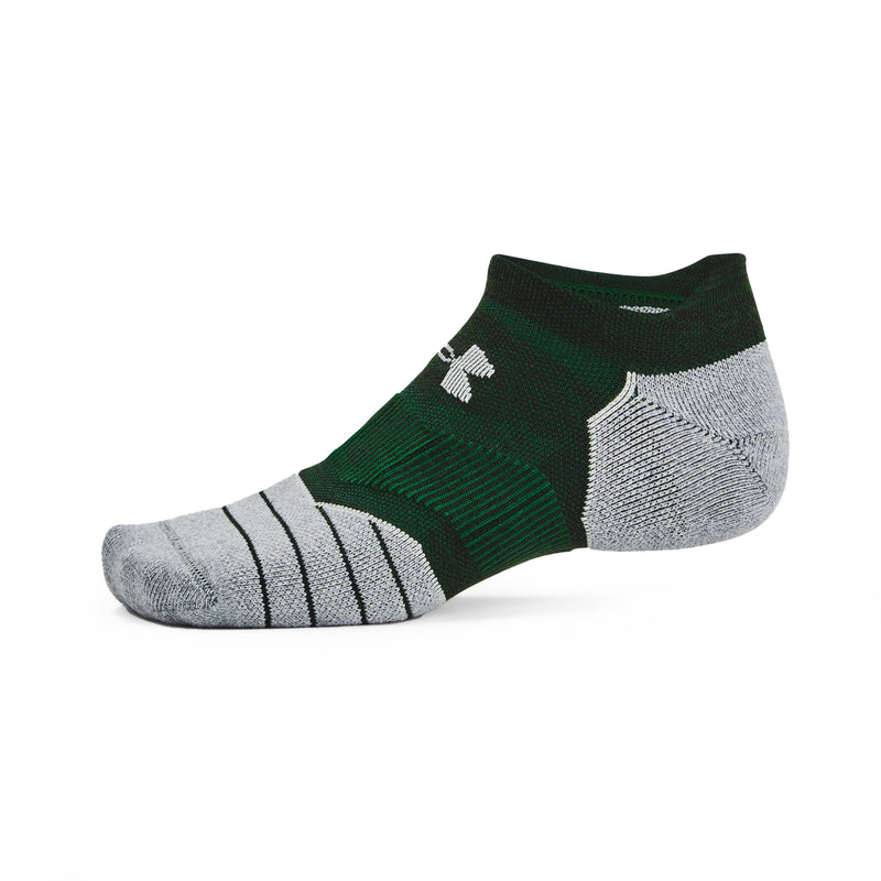 Under Armour Elevated Performance 2pk Golf Socks - Forest Green/White Clay