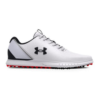 Under Armour Medal 2 Wide Spikeless Golf Shoes - White/Mod Grey