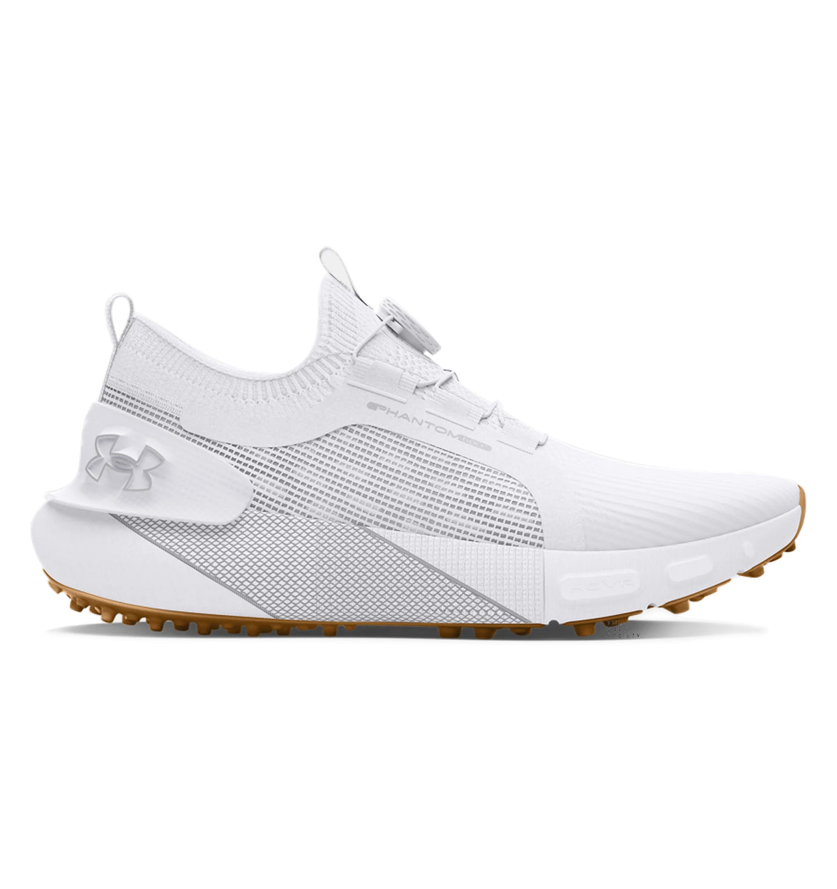 Under Armour Phantom BOA Spikeless Wide Golf Shoes - White / Black