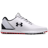 Under Armour Medal 2 Wide Spikeless Golf Shoes - White/Mod Gray/Black