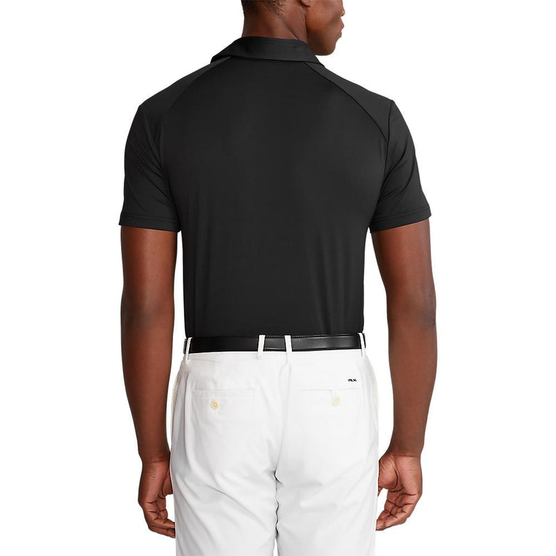 RLX Ralph Lauren Custom Slim Fit Performance Polo - Black