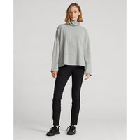 RLX Ralph Lauren Women's Performance Cotton Blend Turtleneck - Heather Grey