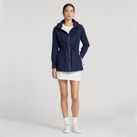 RLX Ralph Lauren Women's Deluge Waterproof Hooded Jacket - French Navy