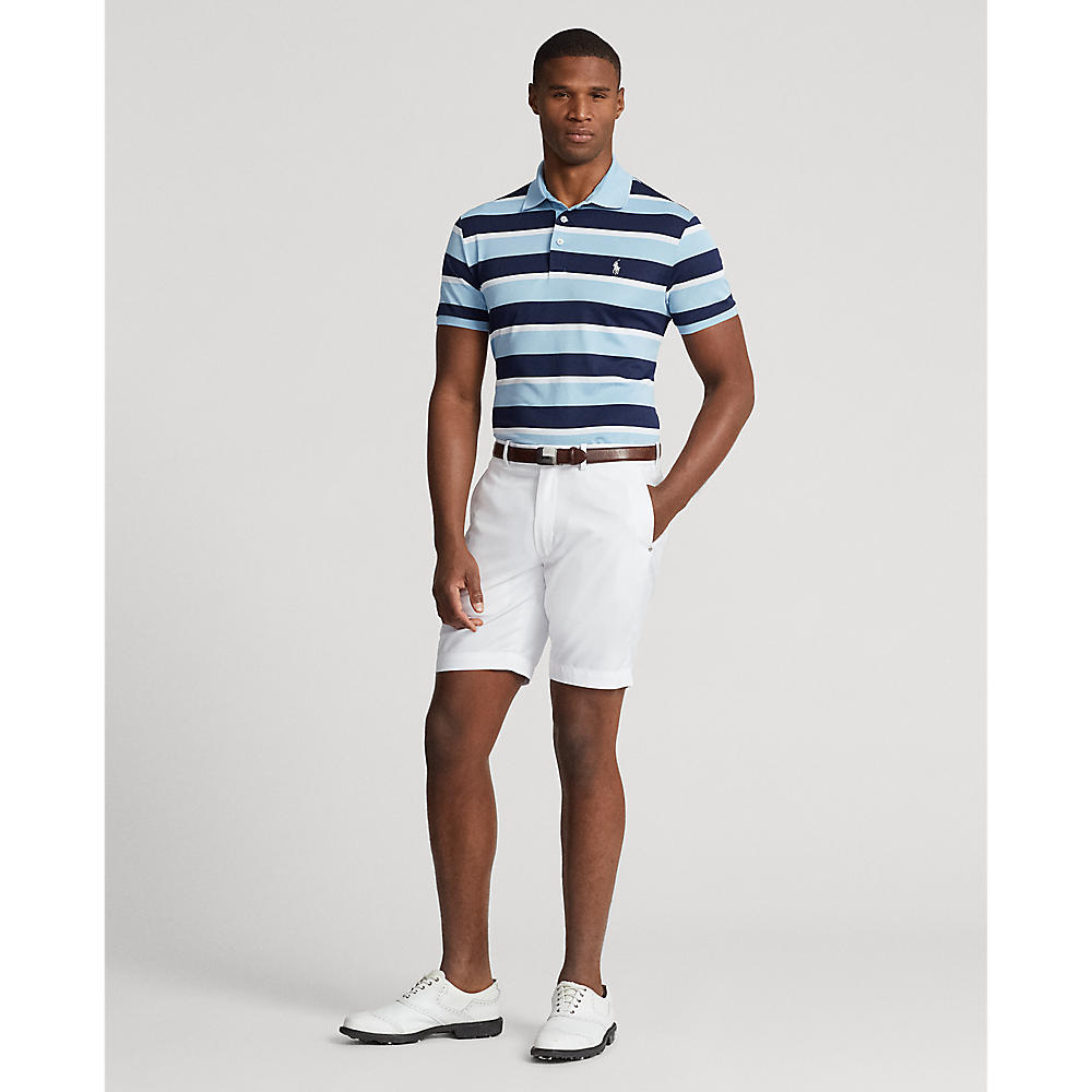 RLX Ralph Lauren Performance Pique Polo - Powder Blue Multi