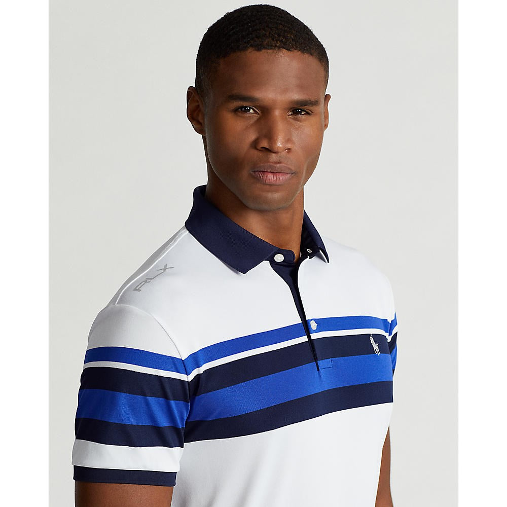 RLX Ralph Lauren Performance Pique Polo - Pure White Multi