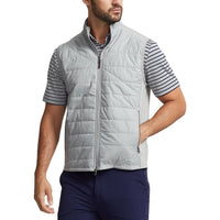 RLX Ralph Lauren Cool Wool Hybrid Full Zip Golf Vest - Andover Heather