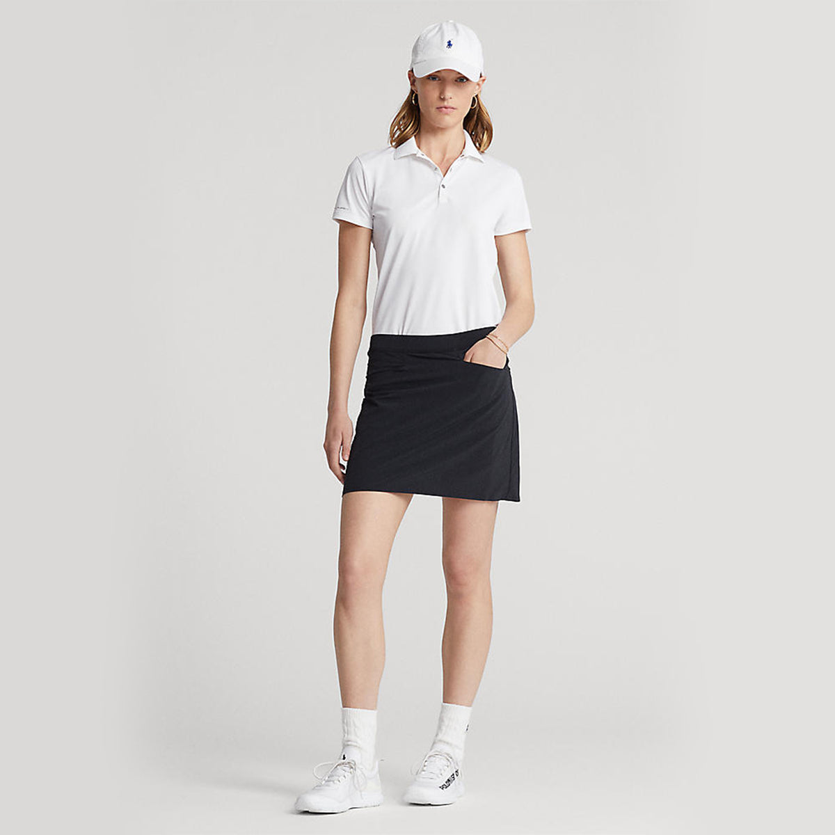 RLX Ralph Lauren Women's Pleated Aim Skort 17" - Polo Black