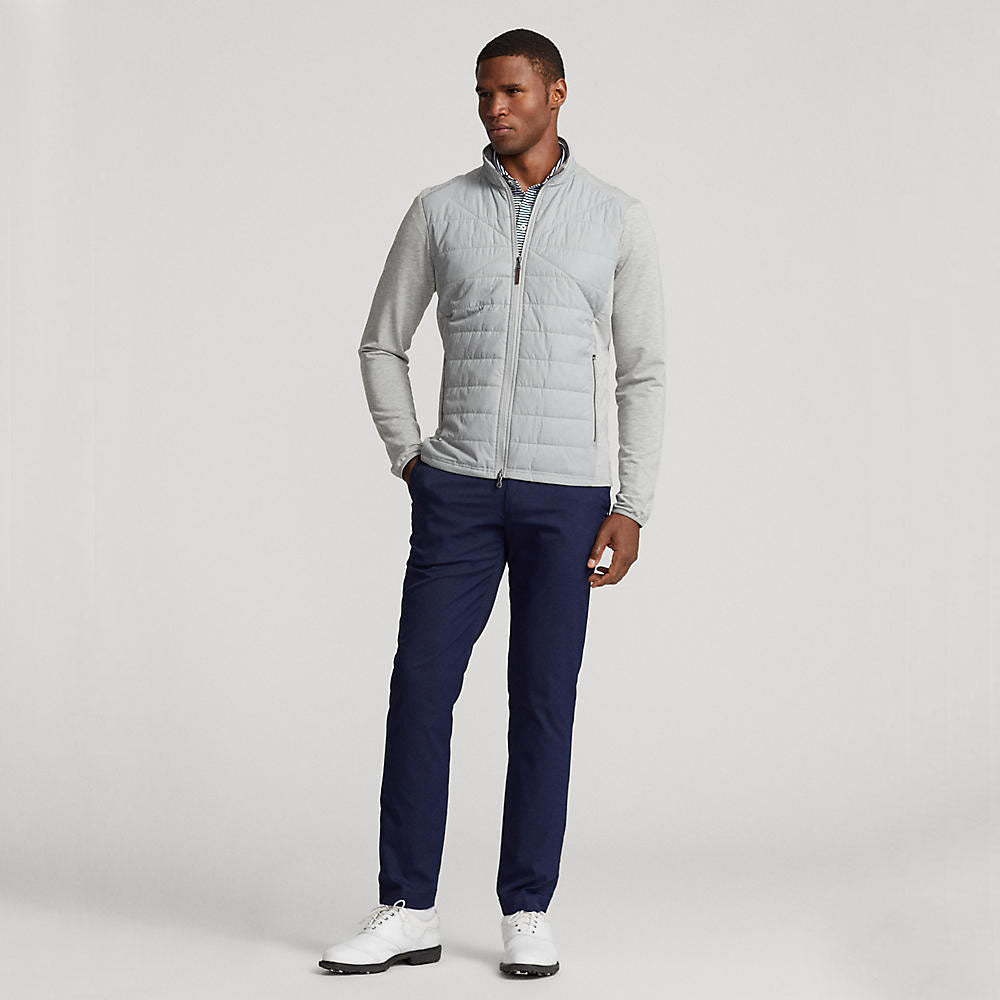 RLX Ralph Lauren Cool Wool Full Zip Jacket - Andover Heather