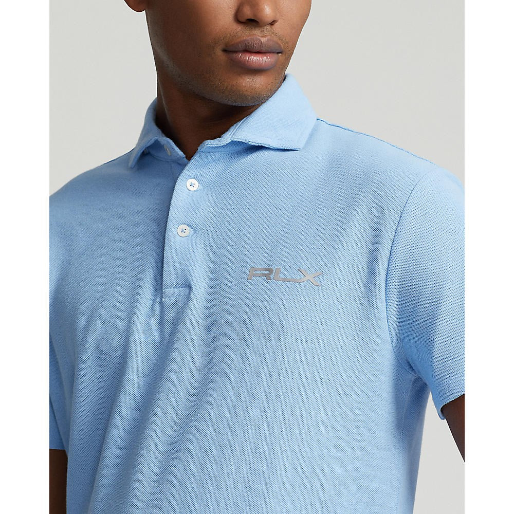 RLX Ralph Lauren Performance Cotton Polo Golf Shirt - Blue Lagoon