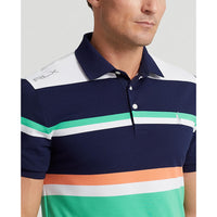 RLX Ralph Lauren Performance Pique Golf Polo Shirt - French Navy Multi