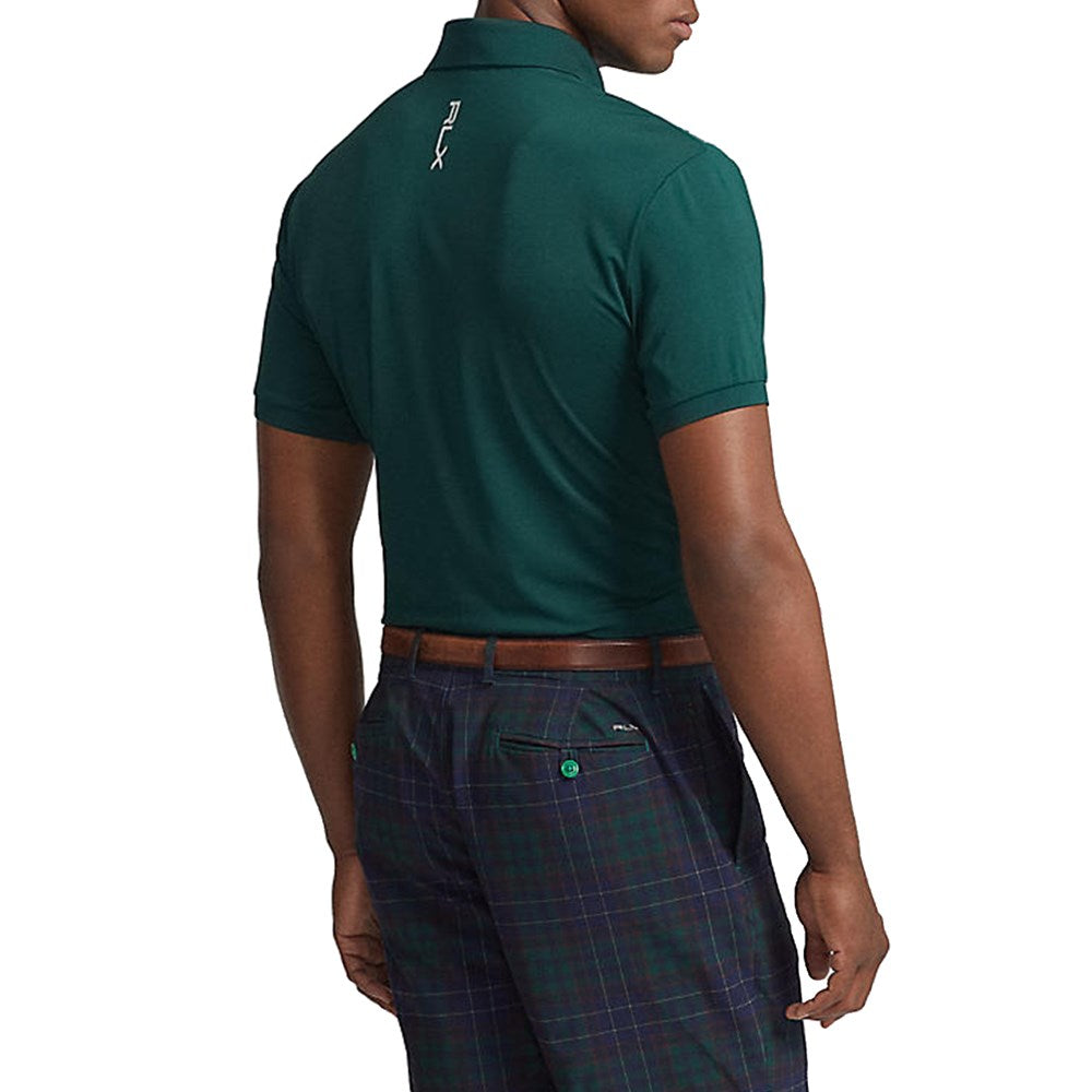 RLX Ralph Lauren Solid Airflow Performance Polo Golf Shirt - Hunt Club Green