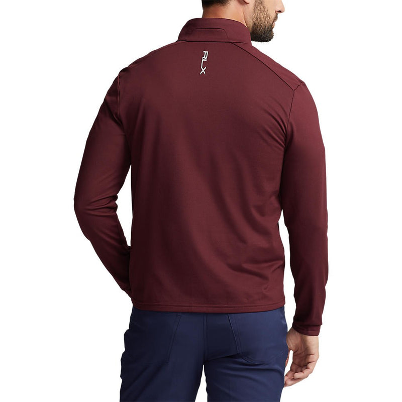 RLX Ralph Lauren Driver Luxury Jersey Pullover - Harvard Wine