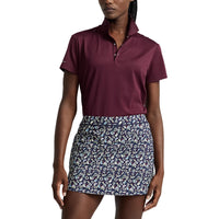 RLX Ralph Lauren Women's Tour Performance Golf Polo Shirt - Harvard Wine