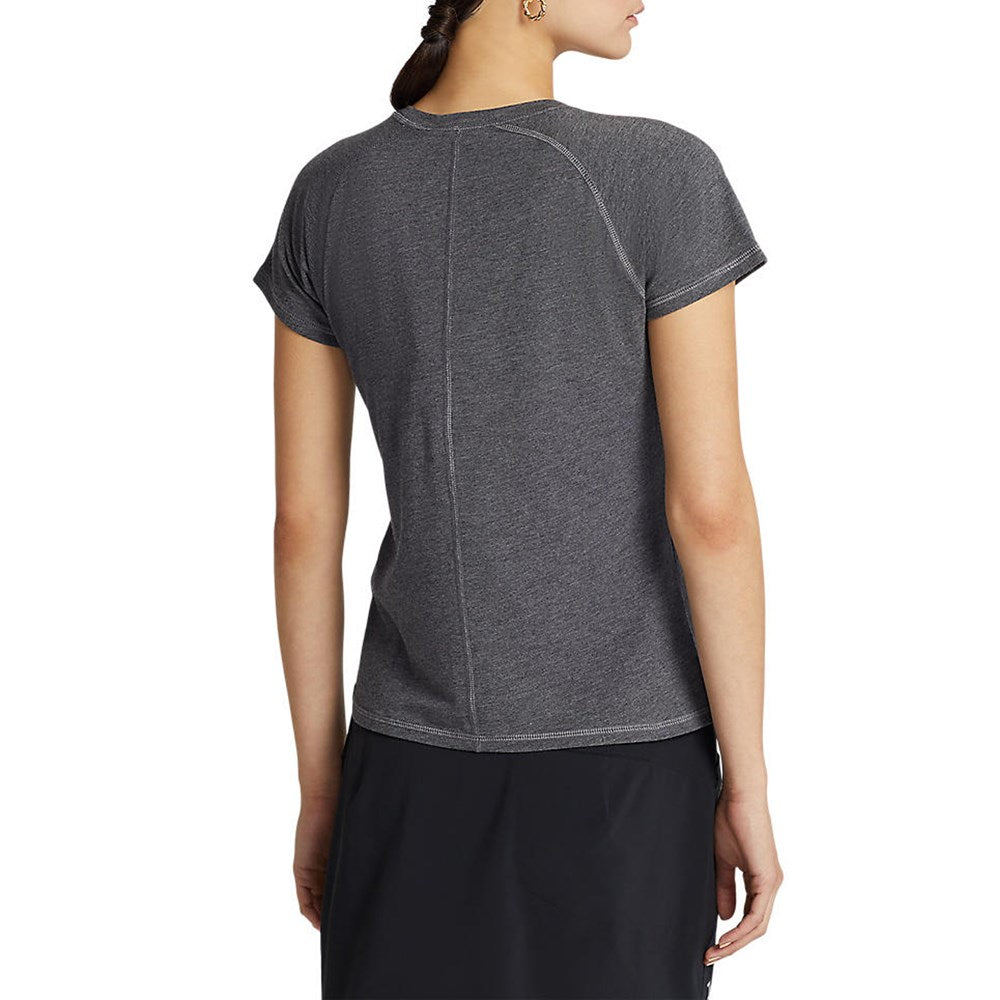 RLX Ralph Lauren Women's Stretch Crew Tee - Barclay Heather