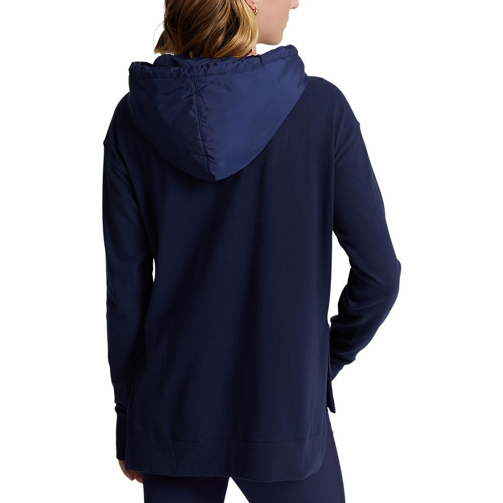 RLX Ralph Lauren Women's Logo Cloud Fleece Hoodie - French Navy