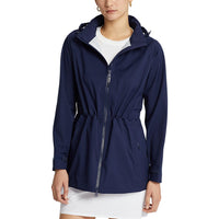 RLX Ralph Lauren Women's Deluge Waterproof Hooded Jacket - French Navy