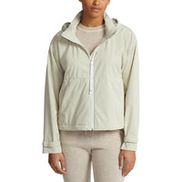 RLX Ralph Lauren Women's Water Repellent Hooded Jacket - Basic Sand