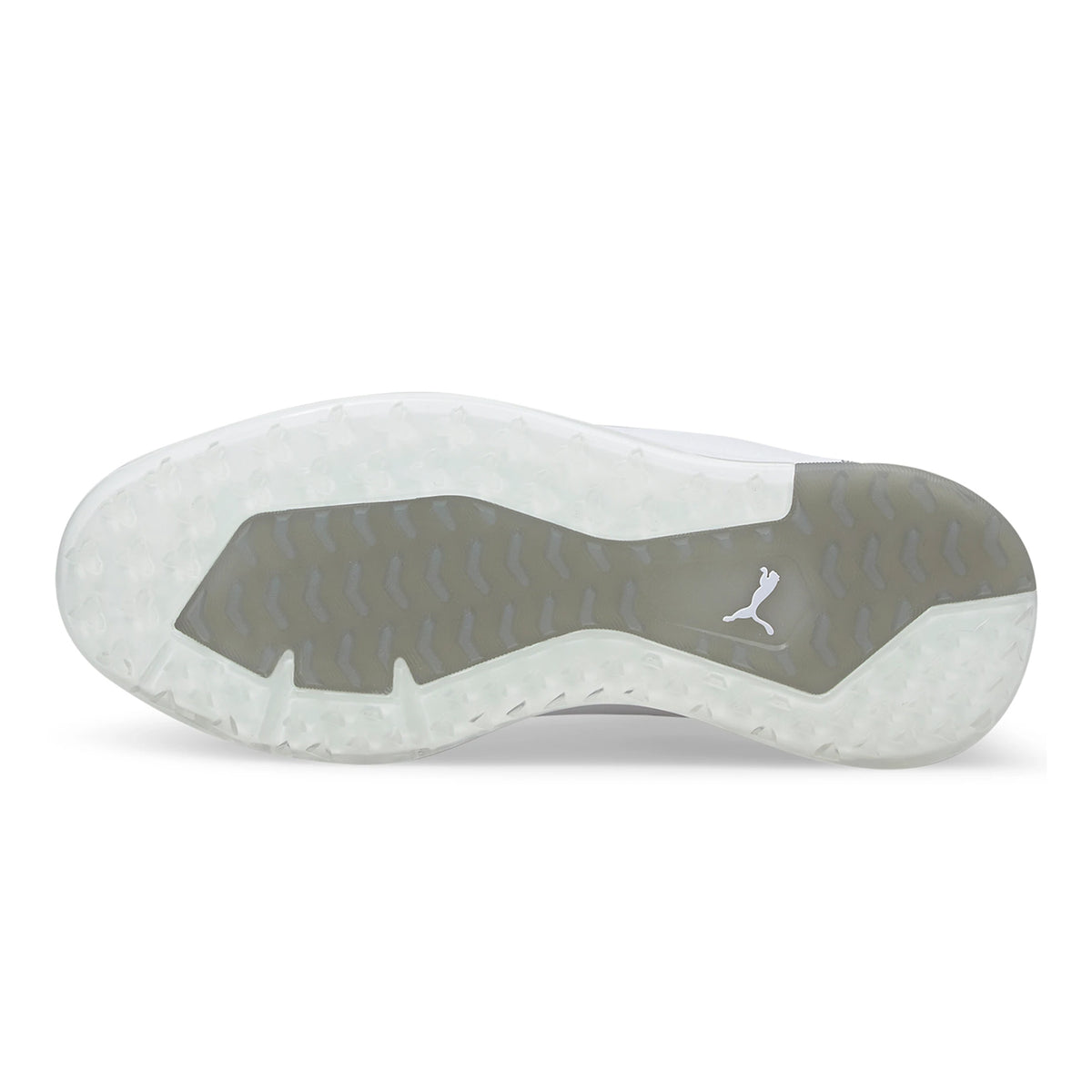 Puma PROADAPT ALPHACAT Leather Golf Shoes - Puma White/Puma Silver