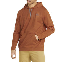 Puma Cloudspun Progress Golf Hoodie - Warm Chestnut