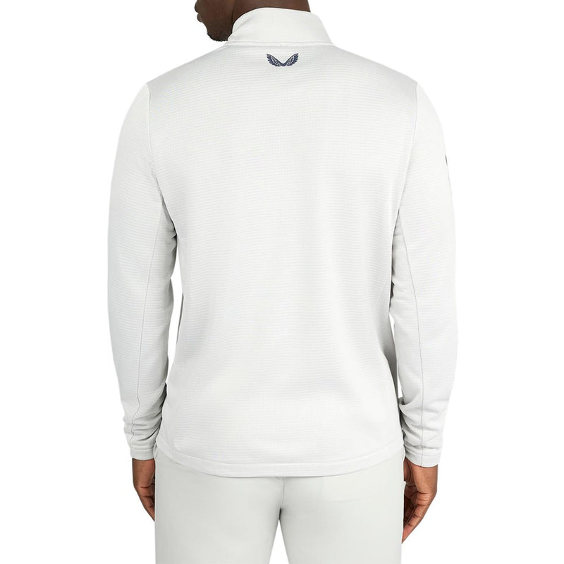 Castore Soft Shell Tech Golf 1/2 Zip - Stone Grey