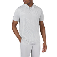 Castore Engineered Knit Golf Polo Shirt - Mist Grey Marl