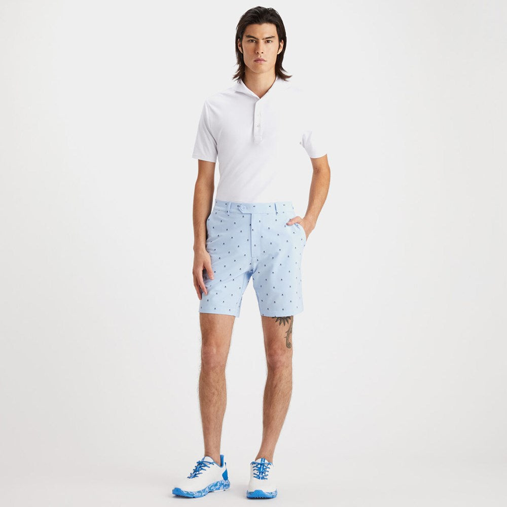 G/Fore Skull & T'S Maverick 4-Way Stretch Golf Shorts - Sky